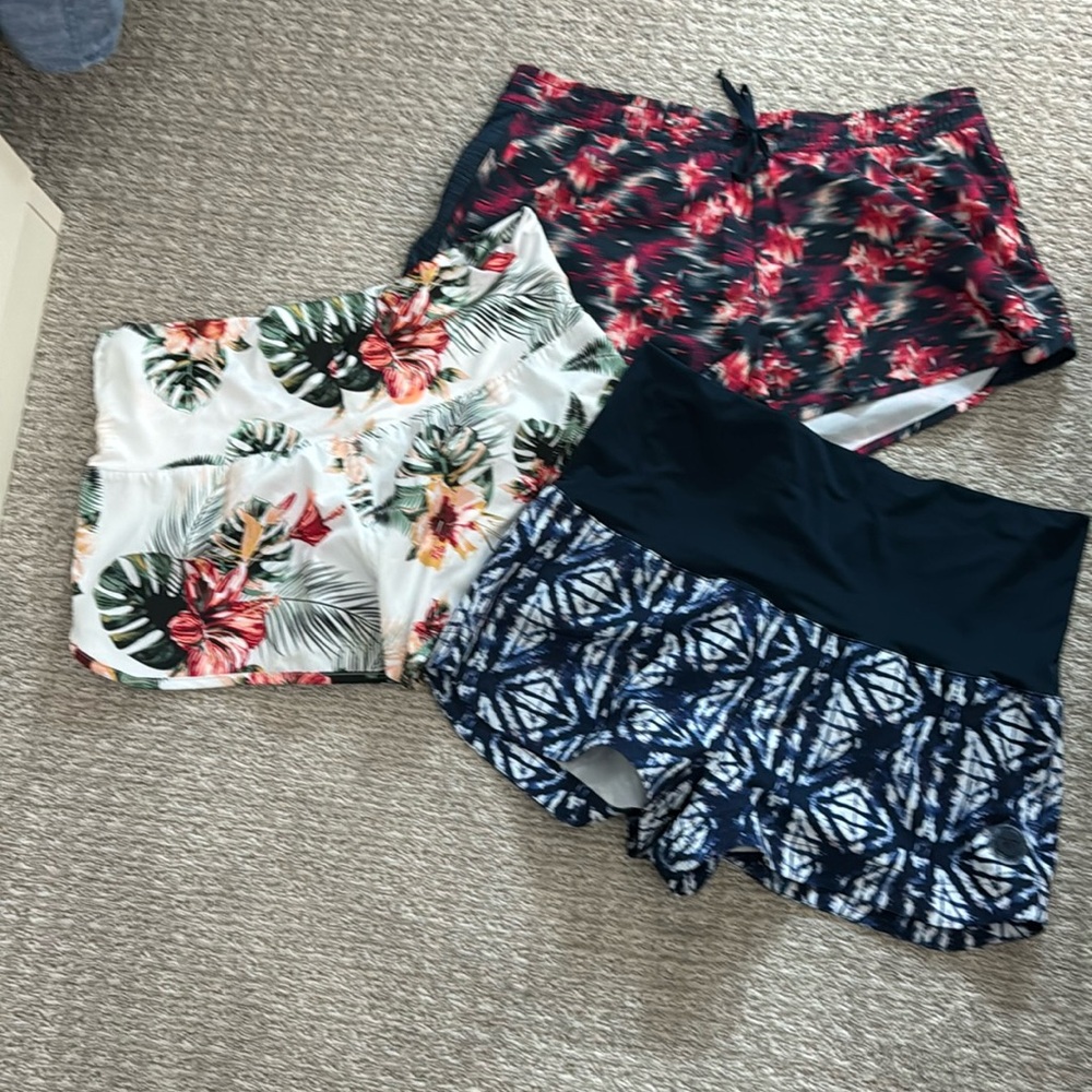 Roxy swim shorts.